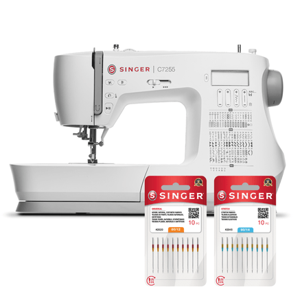 Kit Máquina de Costura C7255 e Blisters de Agulhas