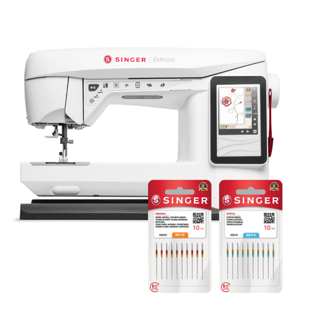 Kit Máquina de Bordar EM9305 e Blisters de Agulhas