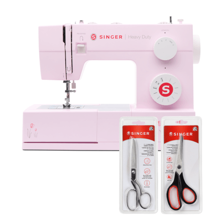 Kit Máquina de Costura HD4411 Tulip + Tesoura 7" Tecido e Tesoura Multiuso Preta