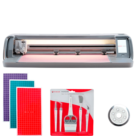 Kit Máquina de Corte Singer MOMENTO + Acessórios Essenciais