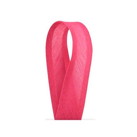 Viés de Algodao Destaque 9000 24mm (estreito) Rolo com 50 Metros Rosa Choque 60