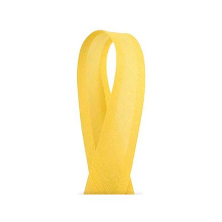 Viés de Algodao Destaque 9000 24mm (estreito) Rolo com 50 Metros Amarelo Medio 49