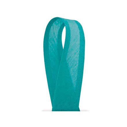 Viés de Algodao Destaque 9000 24mm (estreito) Rolo com 50 Metros Azul Turquesa 55