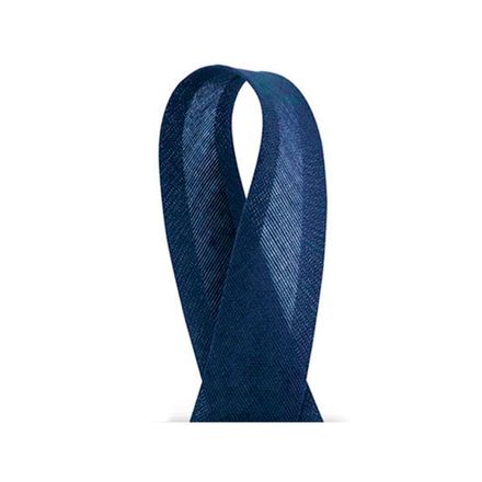 Viés de Algodao Destaque 9000 24mm (estreito) Rolo com 50 Metros Azul Escuro 06