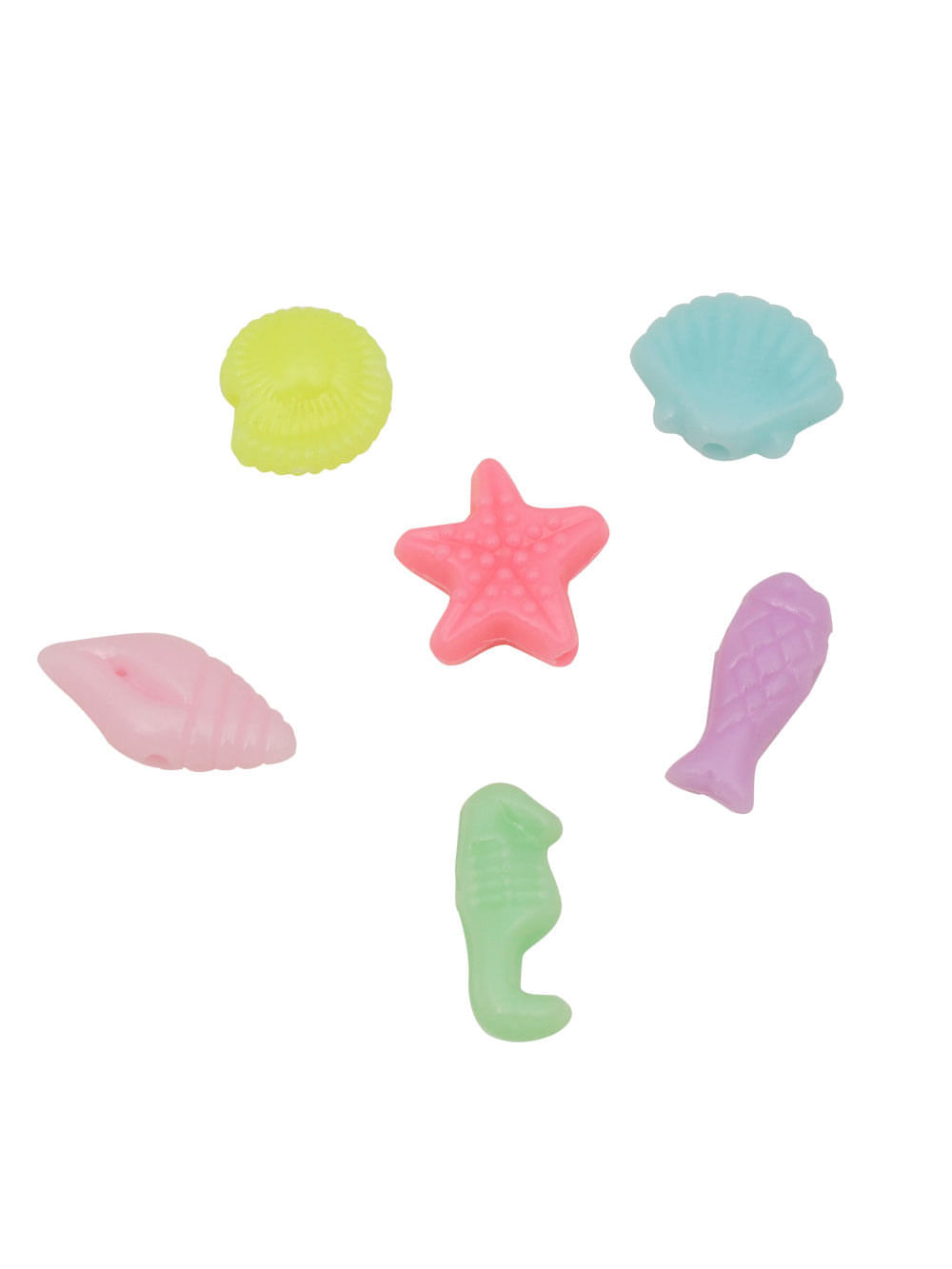 Micanga Entremeio de Fundo do Mar B031 Luli pacote com 500g Mix Claro