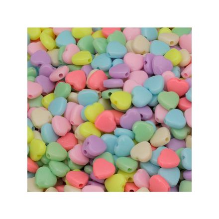 Micanga Entremeio de Coracao R6 Luli 11mm pacote com 500g