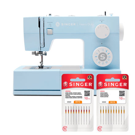 Kit Máquina de Costura Facilita Pro Blue 4423 e Blister de Agulhas