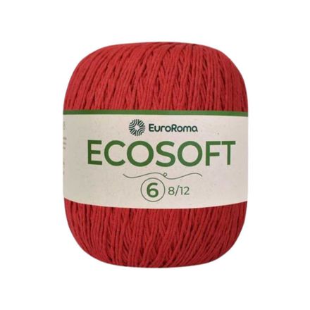 Barbante Ecosoft EuroRoma N6 8/12 Rolo com 452 Metros - Cores Quentes