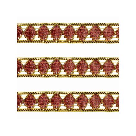 Passamanaria Metalizada Luli 35mm TM-003 Peca com 20 Metros