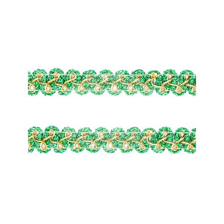 Passamanaria Metalizada Luli 10mm 8776 Peca com 10 Metros