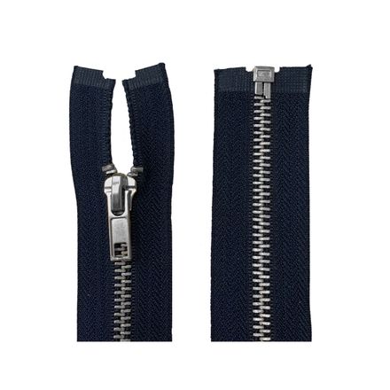 Ziper Destacavel com Metal Niquelado n°5 Luli com 70cm Pacote com 10un