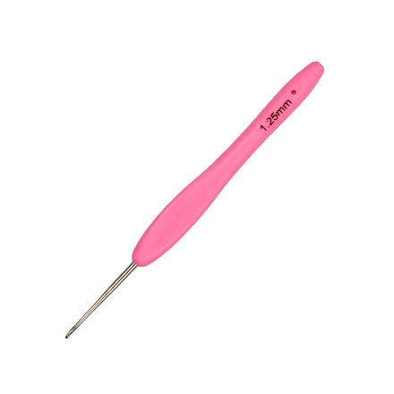 Agulha de Croche Luli com Cabo Emborrachado 1,25mm