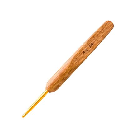 Agulha de Croche Luli com Cabo de Bambu 4,0mm