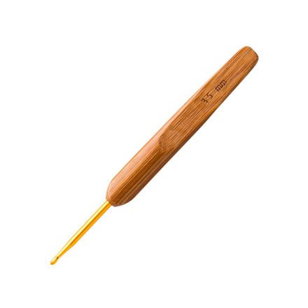 Agulha de Croche Luli com Cabo de Bambu 3,5mm