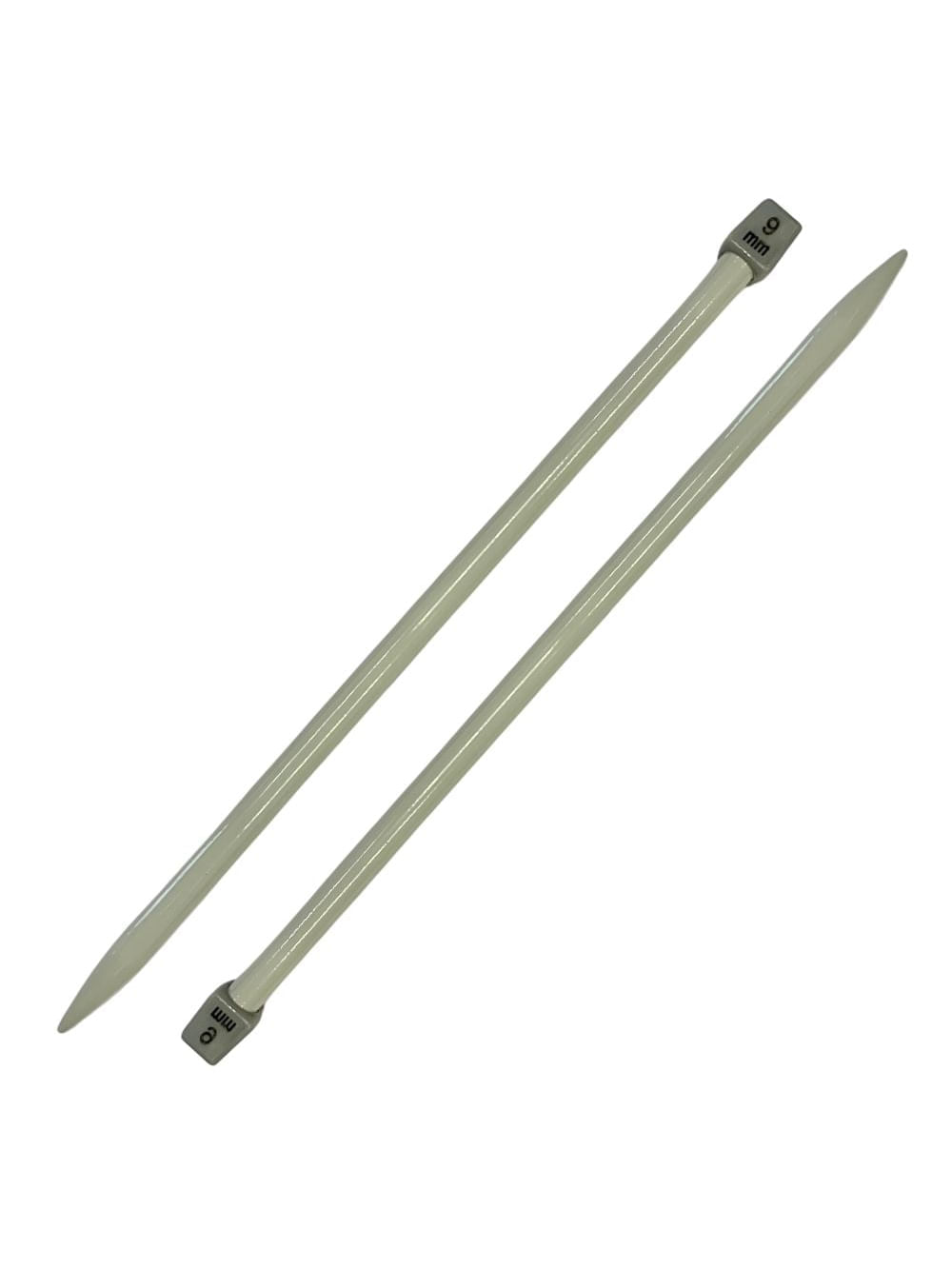 Agulha de Trico de Aluminio Luli 9mm com 25cm 1 Par