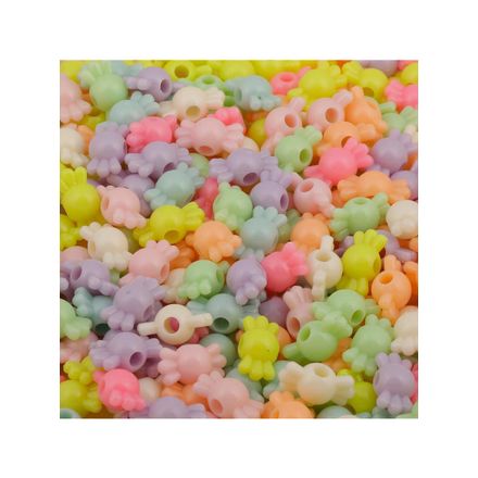 Miçangas Entremeio de Bala - Mix Claro