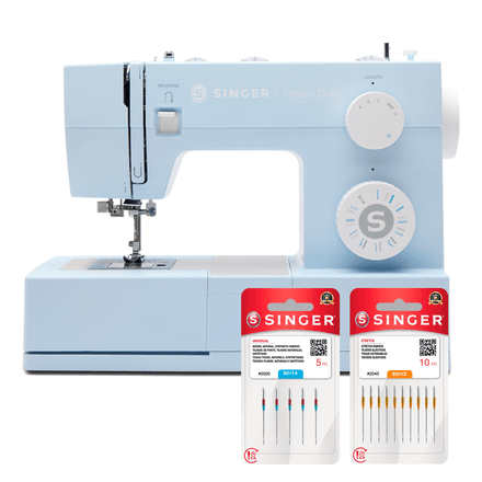 Kit Máquina de Costura Facilita Pro Blue 4423 e Blister de Agulhas