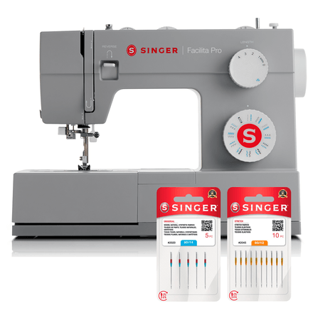 Kit Máquina de Costura Facilita Pro 4423 e Blisters de Agulhas