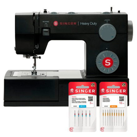 Kit Máquina de Costura HD4423 Black e Blisters de Agulhas