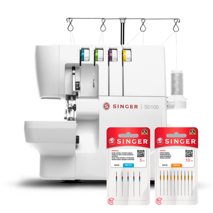 Kit Máquina Overloque S0105 e Blisters de Agulhas