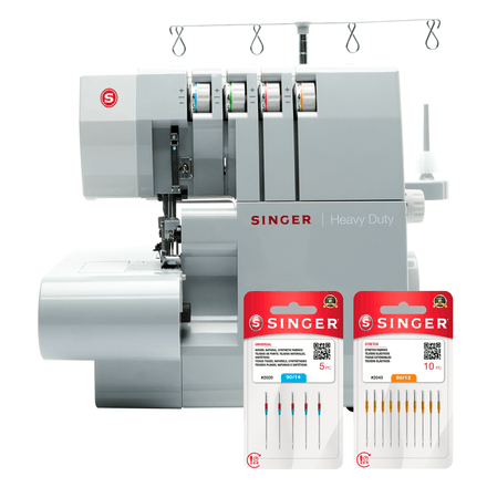 Kit Máquina Overloque 14HD854 e Blisters de Agulhas