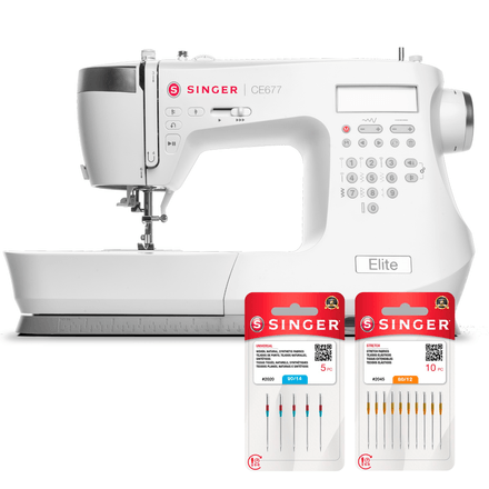 Kit Máquina de Costura CE677 e Blisters de Agulhas