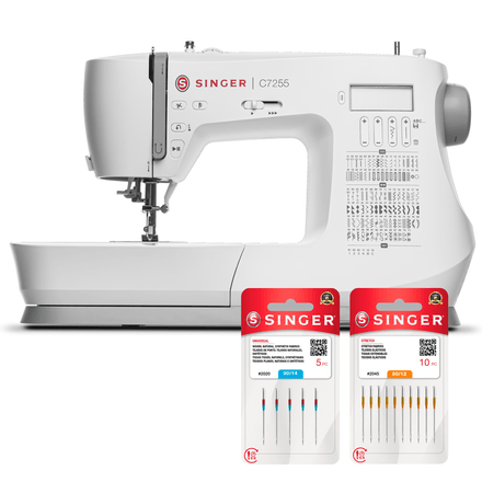 Kit Máquina de Costura C7255 e Blisters de Agulhas