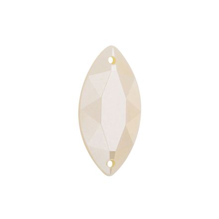 Chaton para Costura Navete 2HE 9x20mm Perola P09 Aquarela Pacote com 100un