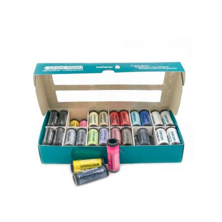 Estojo de Linhas Gabrielinha Linhanyl com 48 Retros