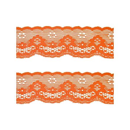 Renda de Nylon Rigida 4,3cm 12093 Aquarela Rolo com 50 Metros