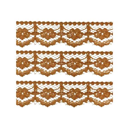 Renda de Nylon Rigida 1,6cm 12054 Aquarela Rolo com 50 Metros