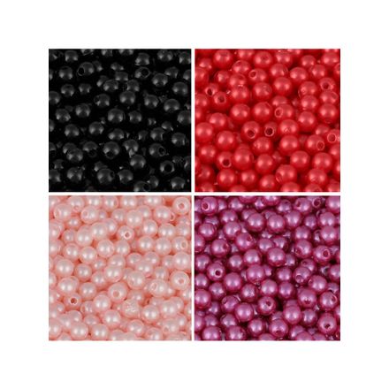 Perola Colorida ABS Luli 5mm Pacote com 500g