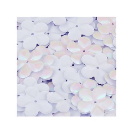 Lantejoula de Flor Irisada 14mm Lantecor 118 Pacote com 1000un