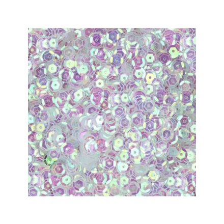 Lantejoula Irisada 6mm Lantecor Pacote com 1000un