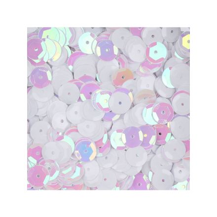 Lantejoula Irisada 8mm Lantecor Pacote com 1000un