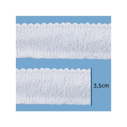 Franja de Algodao Marilda 305 3,5cm Peca com 10 Metros