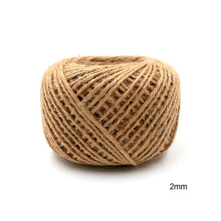 Fio de Juta Luli 2mm Rolo com 100 Metros