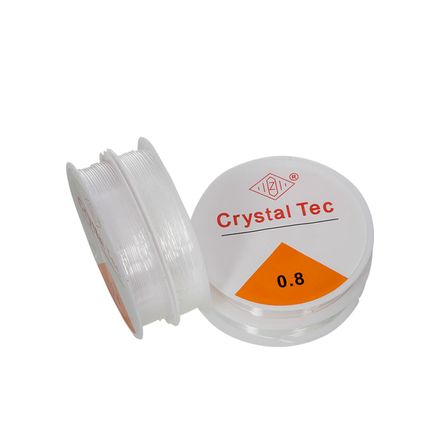 Fio de Silicone Luli 0,8mm 10 Rolos com 7 Metros