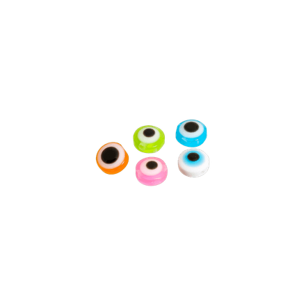 Micanga Entremeio de Olho Grego Luli 8mm pacote com 1000un