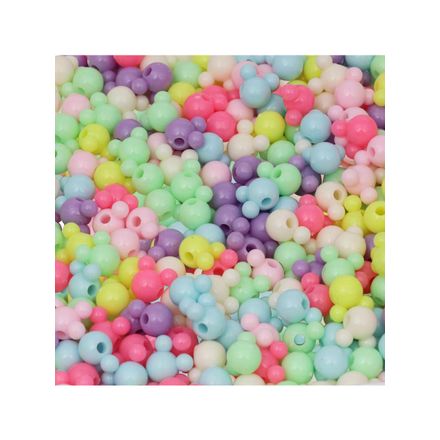 Micanga Entremeio Urso Luli 14x12mm Pacote com 500g