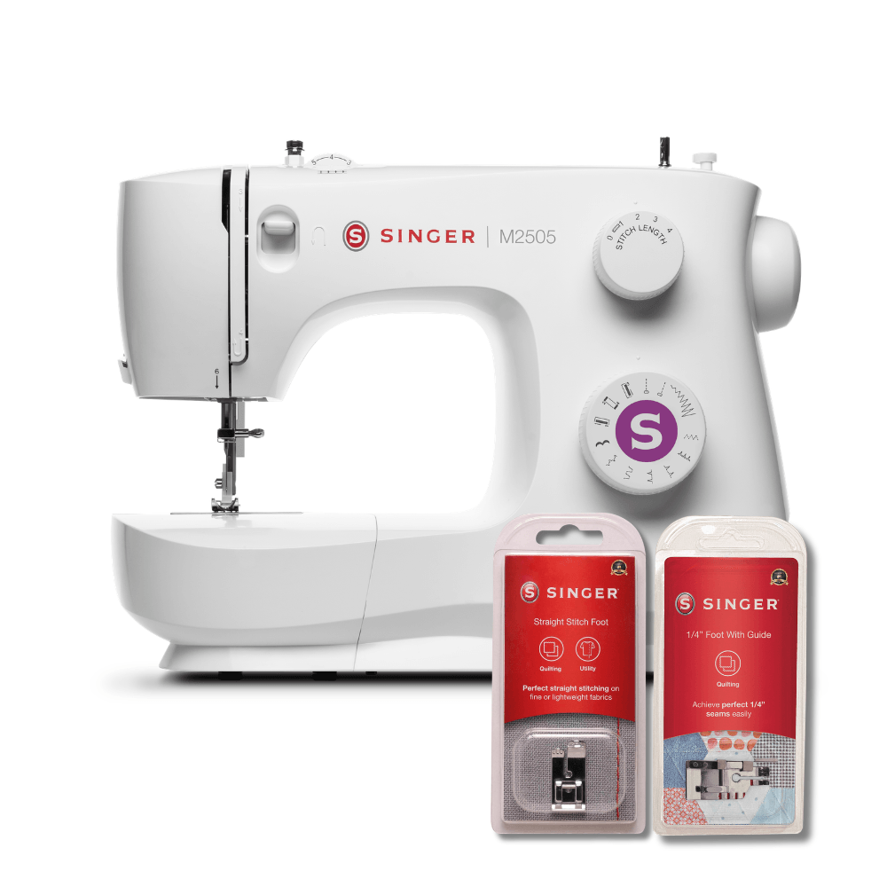 Kit Máquina de Costura M2505 + Sapatilhas