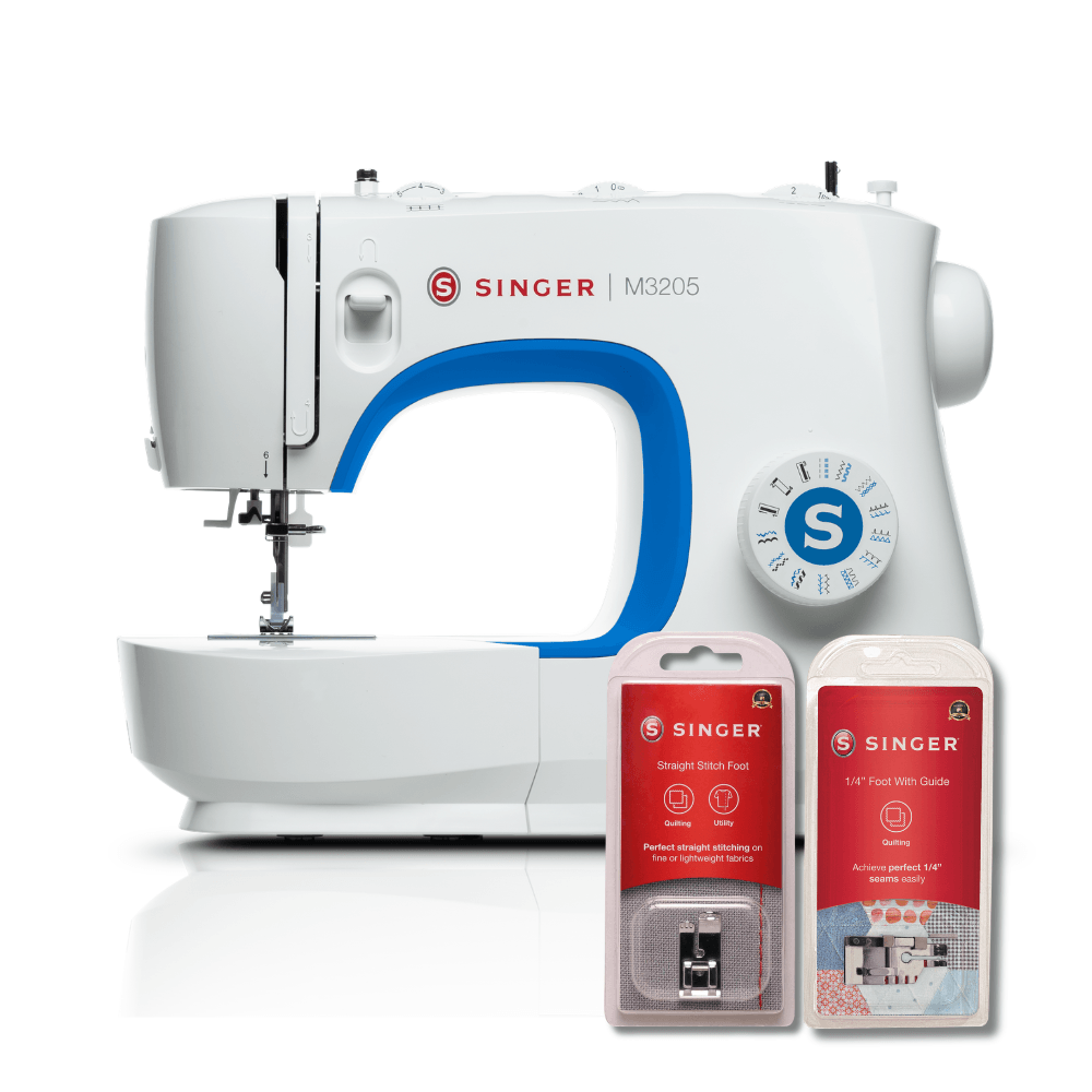 Kit Máquina de Costura M3205 + Sapatilhas