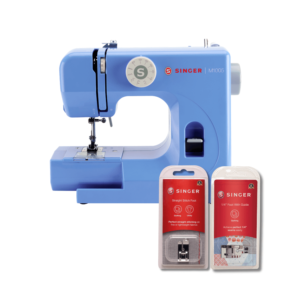 Kit Mini Máquina de Costura M1005 + Sapatilhas