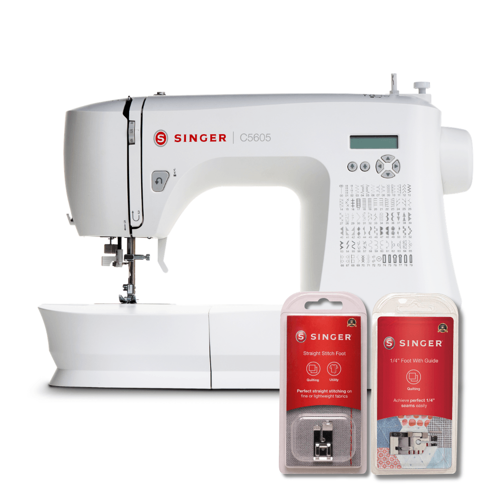 Kit Máquina de Costura C5605 + Sapatilhas